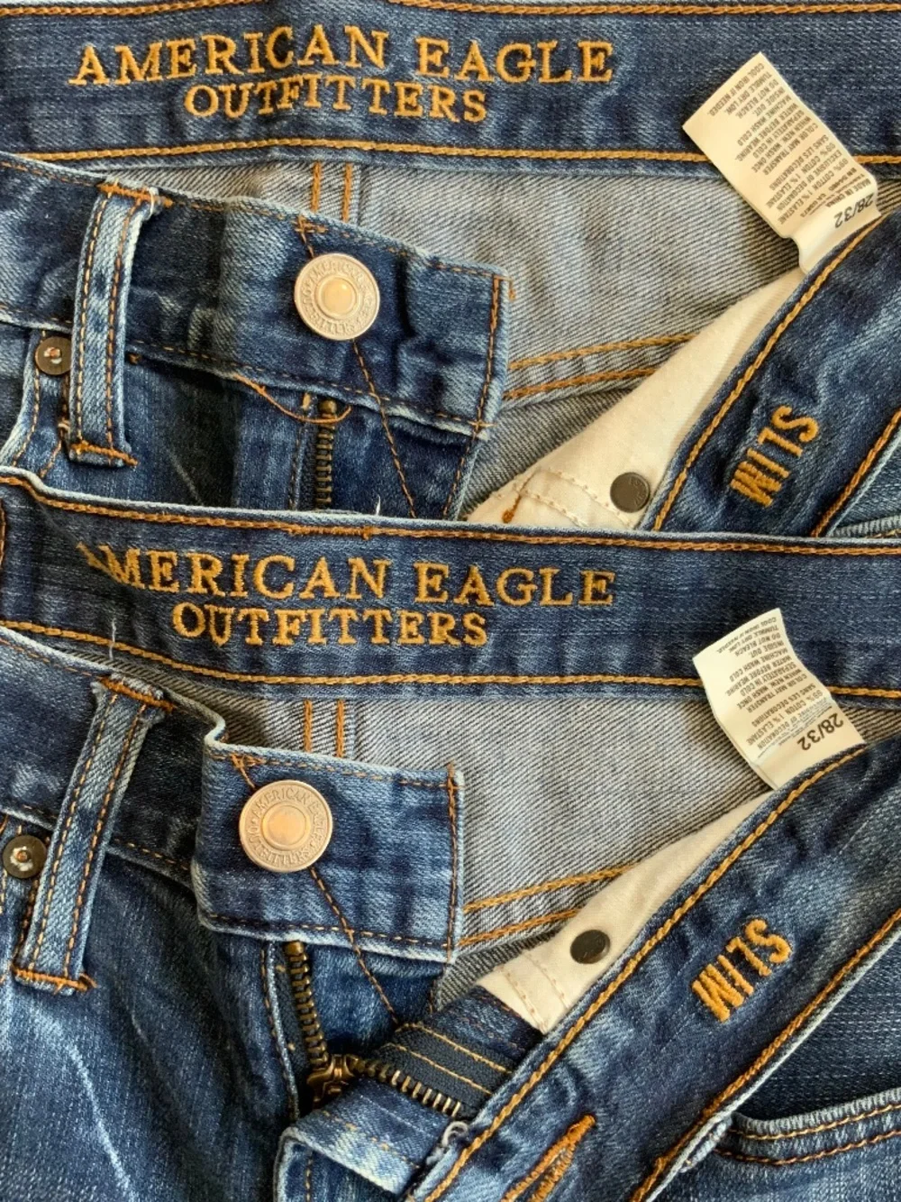 American Eagle Distressed Wash Slim Jeans Lot of (2)